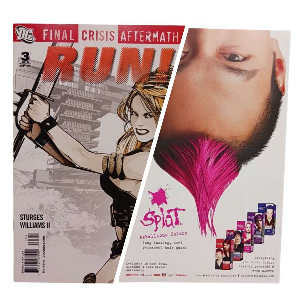 Final Crisis Aftermath - Run! #3 | DC Comics 2009 NM Graphic Novel Book